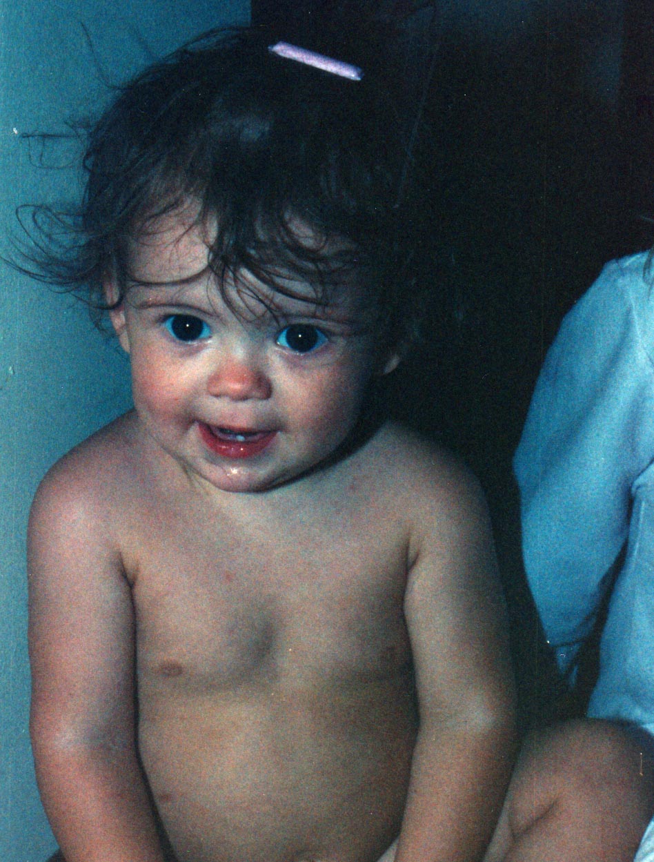 Liz as an infant