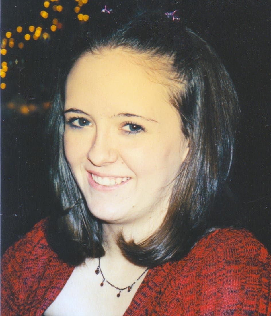 Liz as a teenager