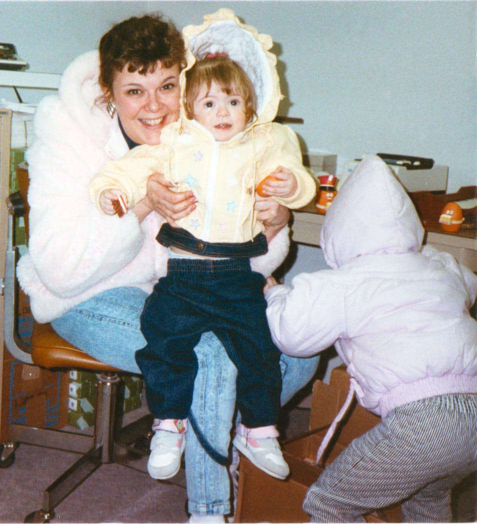 Liz as a toddler